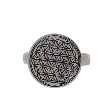 Anillo Flor de la Vida Plata